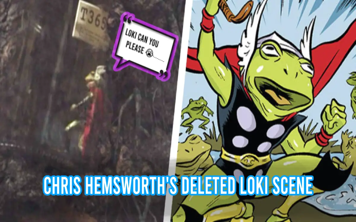 Loki Frog thor deleted scene voice over by chris hemsworth